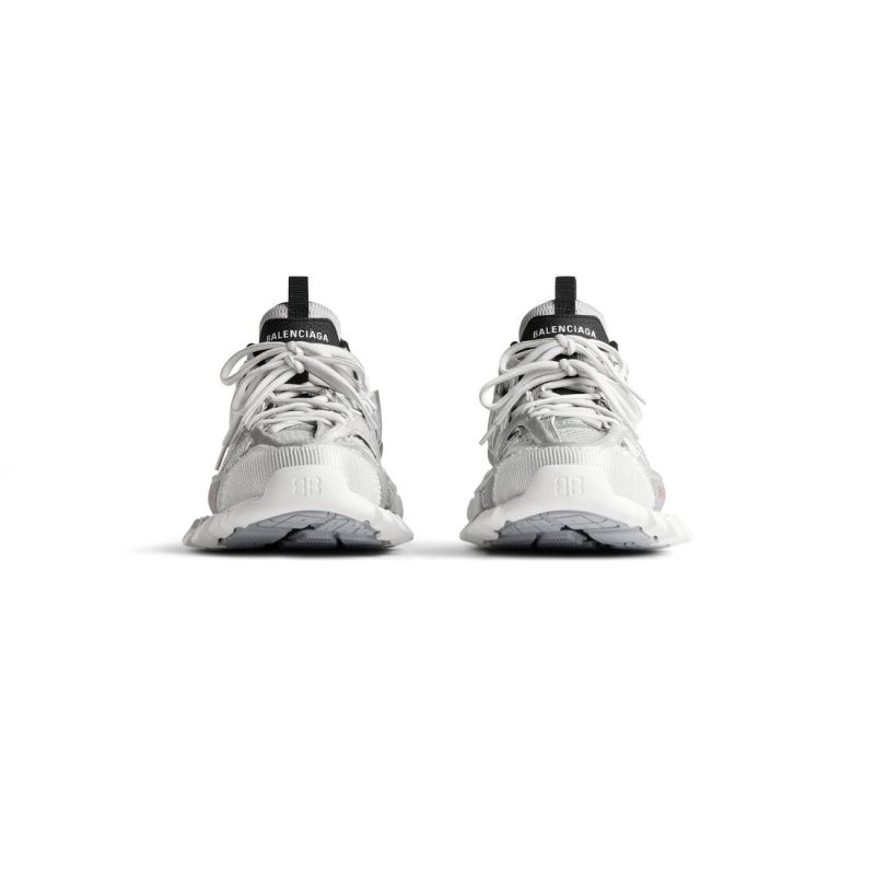 Mens Track Sneaker in Silver/white/black - Image 4