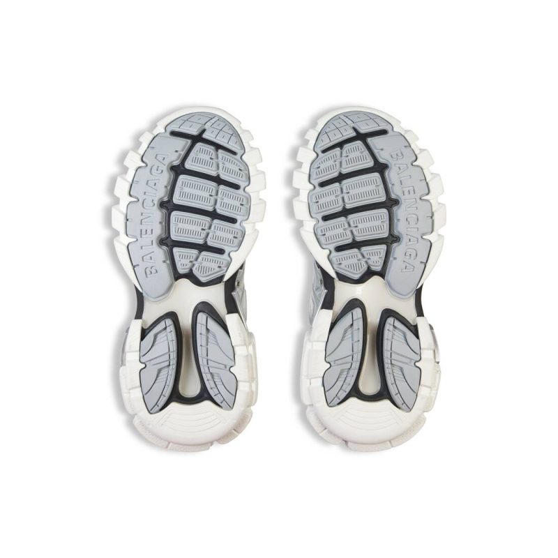 Mens Track Sneaker in Silver/white/black - Image 8