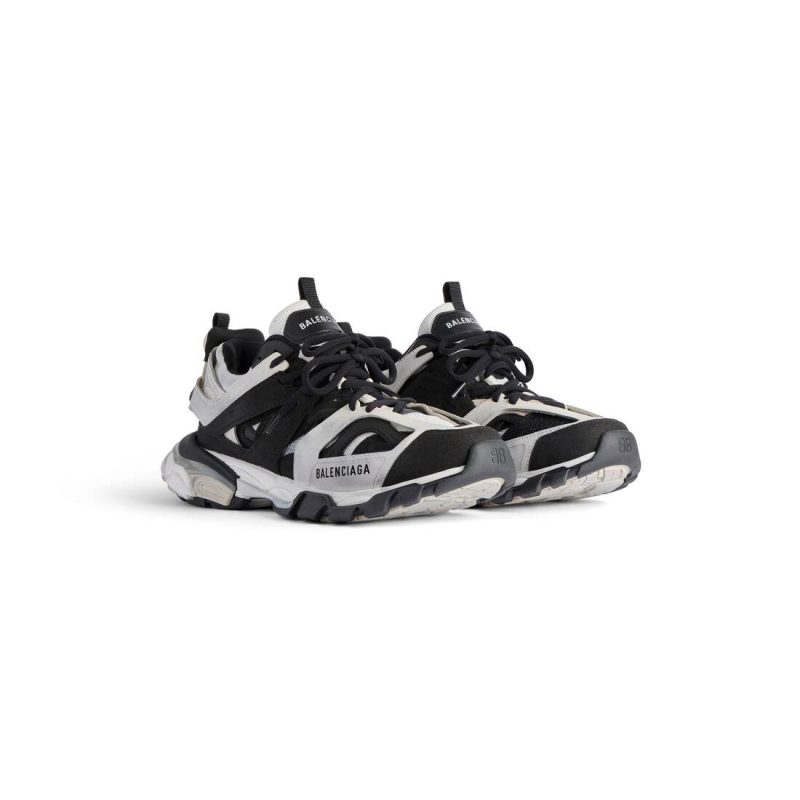 Mens Track Sneaker in Grey/black/white - Image 2