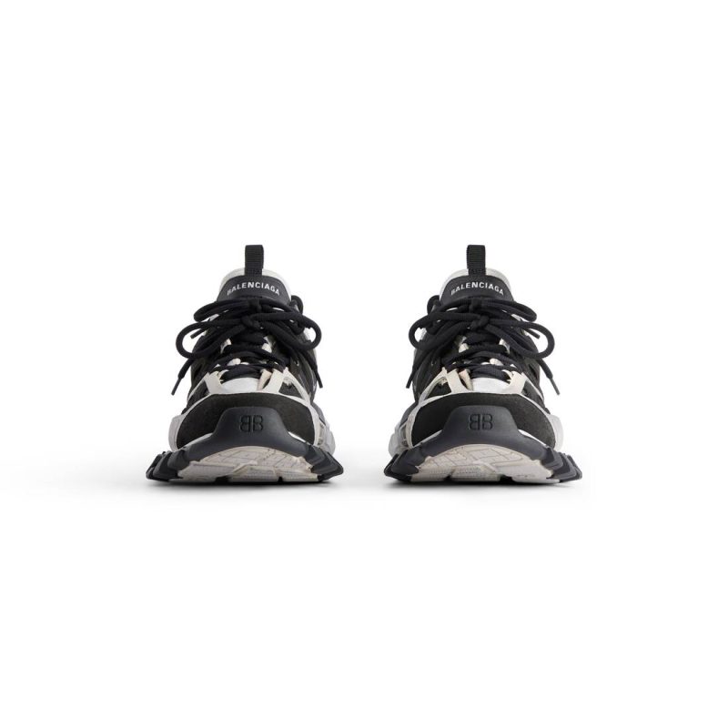 Mens Track Sneaker in Grey/black/white - Image 4