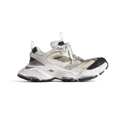 Womens Cargo Sneaker  in White/grey