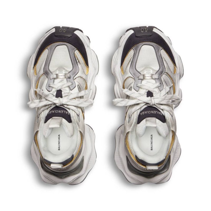 Womens Cargo Sneaker  in White/grey - Image 7