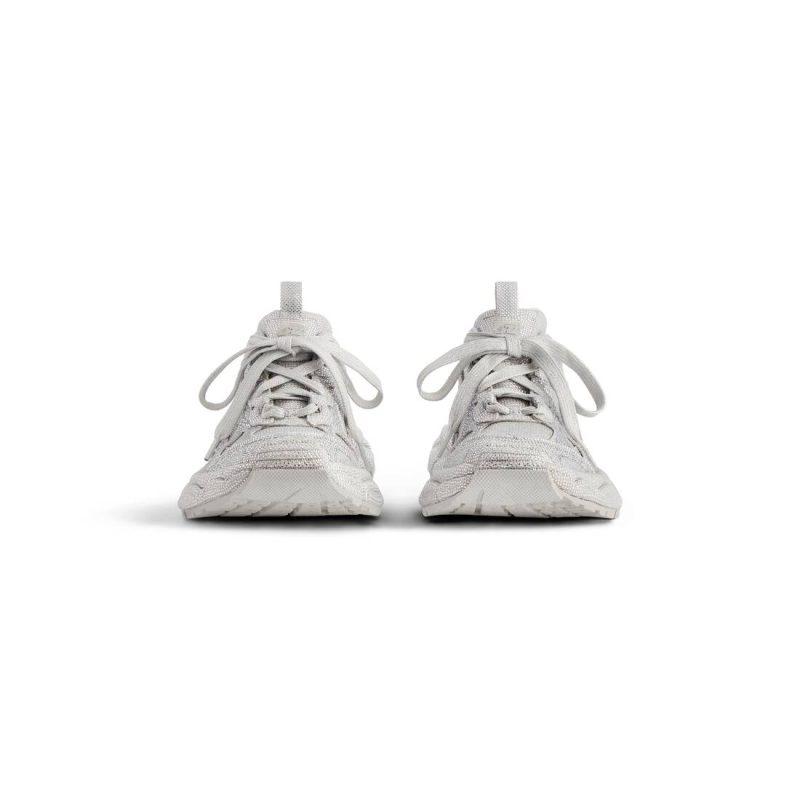 Mens 3xl Sneaker With Rhinestones  in Light Grey - Image 4