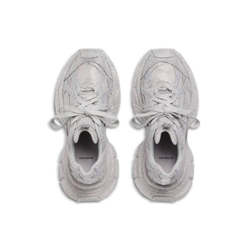 Mens 3xl Sneaker With Rhinestones  in Light Grey - Image 7
