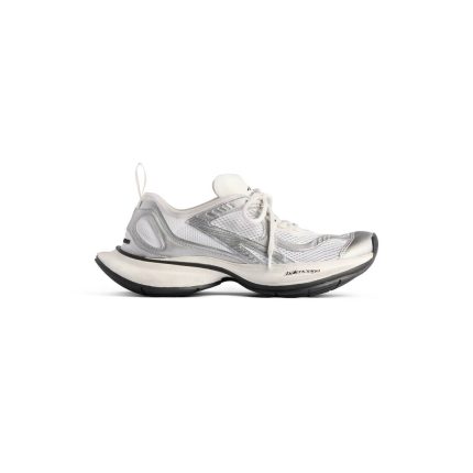 Womens Circuit Sneaker  in White/silver