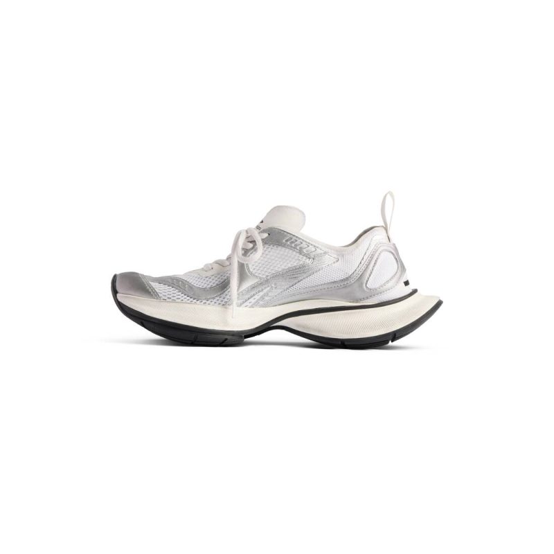 Womens Circuit Sneaker  in White/silver - Image 5