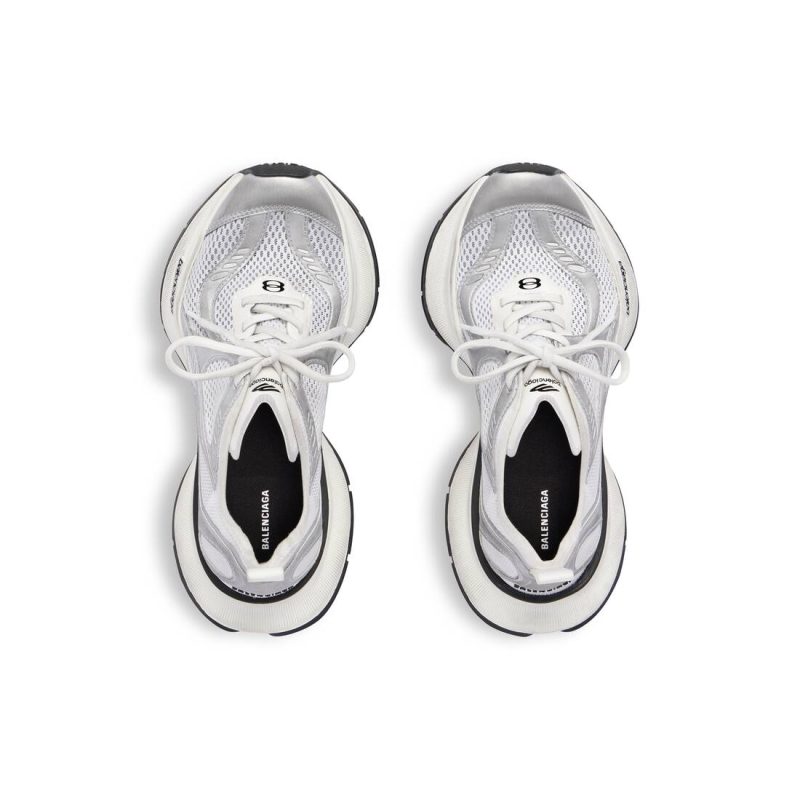 Womens Circuit Sneaker  in White/silver - Image 7