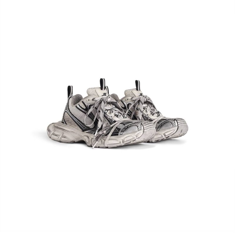 Mens 3xl Sneaker in White/black - Image 2