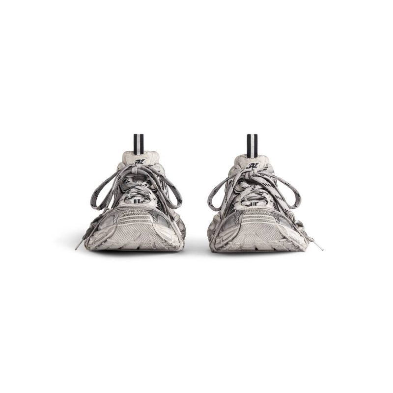 Mens 3xl Sneaker in White/black - Image 4