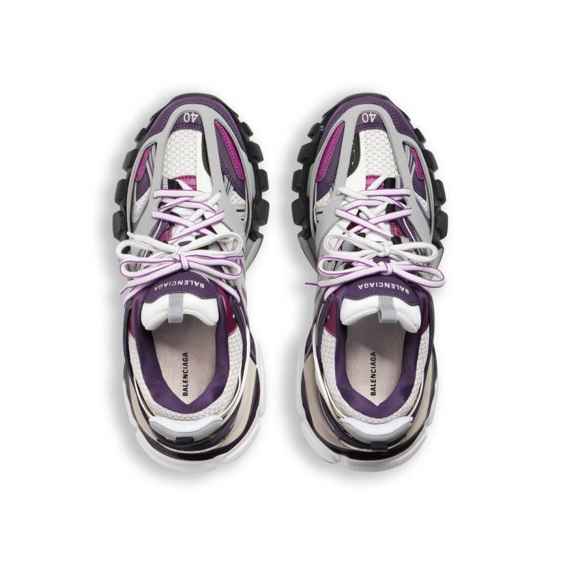 Womens Track Sneaker in Grey/purple - Image 7