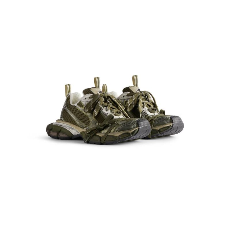 Mens 3xl Sneaker  in Dark Green/light Beige - Image 2