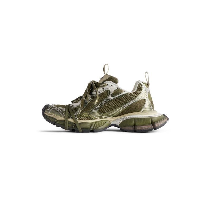 Mens 3xl Sneaker  in Dark Green/light Beige - Image 5