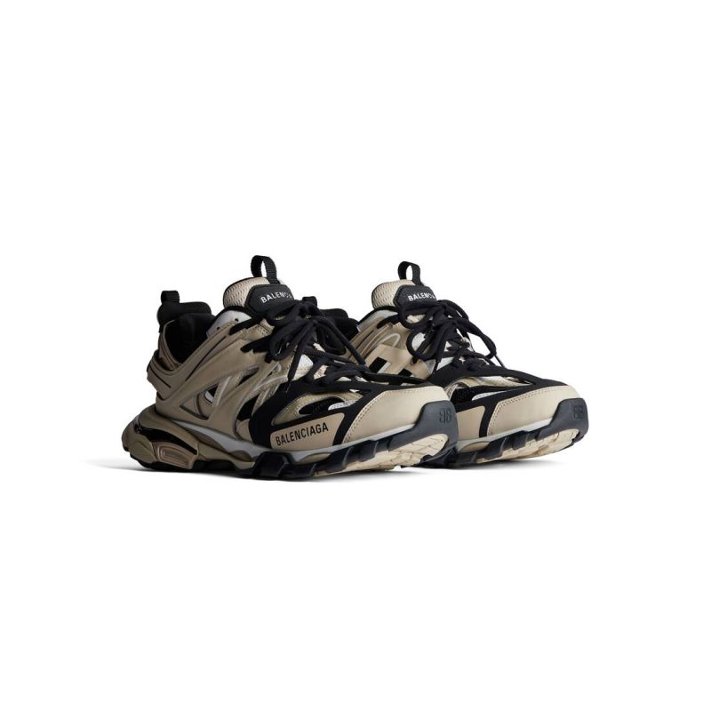 Womens Track Sneaker in Beige/black - Image 2