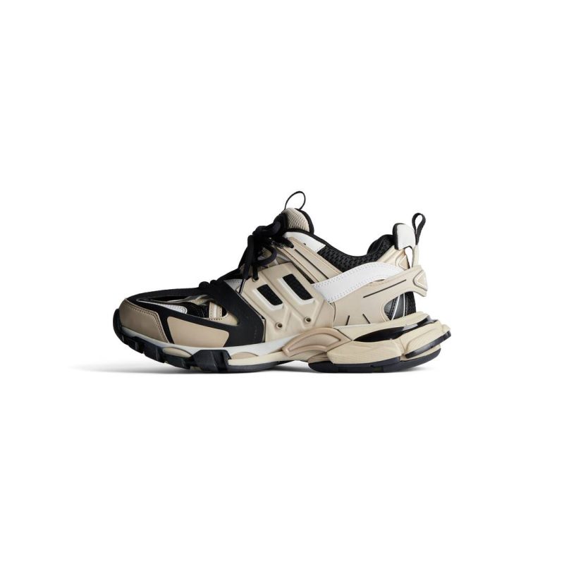 Womens Track Sneaker in Beige/black - Image 4