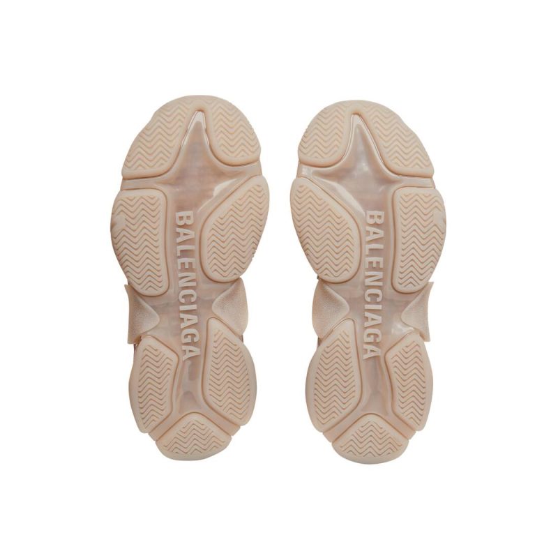 Mens Triple S Clear Sole Sneaker in Brown - Image 8