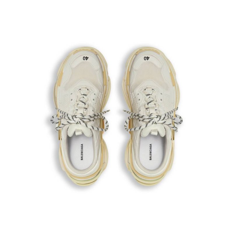 Mens Triple S Mule in White - Image 7