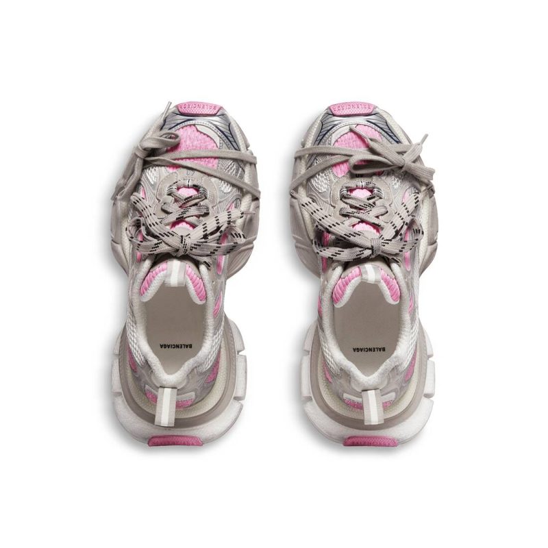 Womens 3xl Sneaker  in White/grey/pink - Image 7