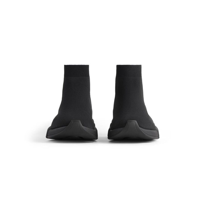 Mens Speed 2.0 Monocolor Recycled Knit Sneaker in Black - Image 4