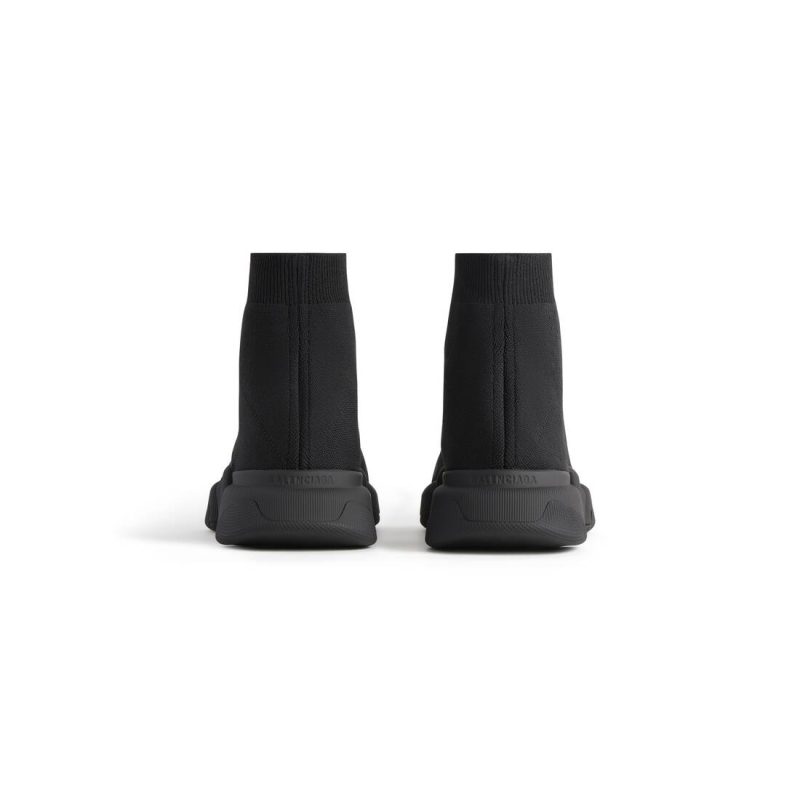 Mens Speed 2.0 Monocolor Recycled Knit Sneaker in Black - Image 6