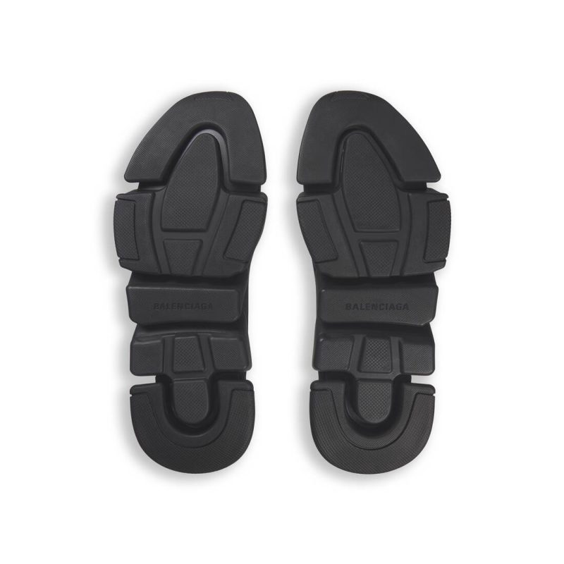 Mens Speed 2.0 Monocolor Recycled Knit Sneaker in Black - Image 8
