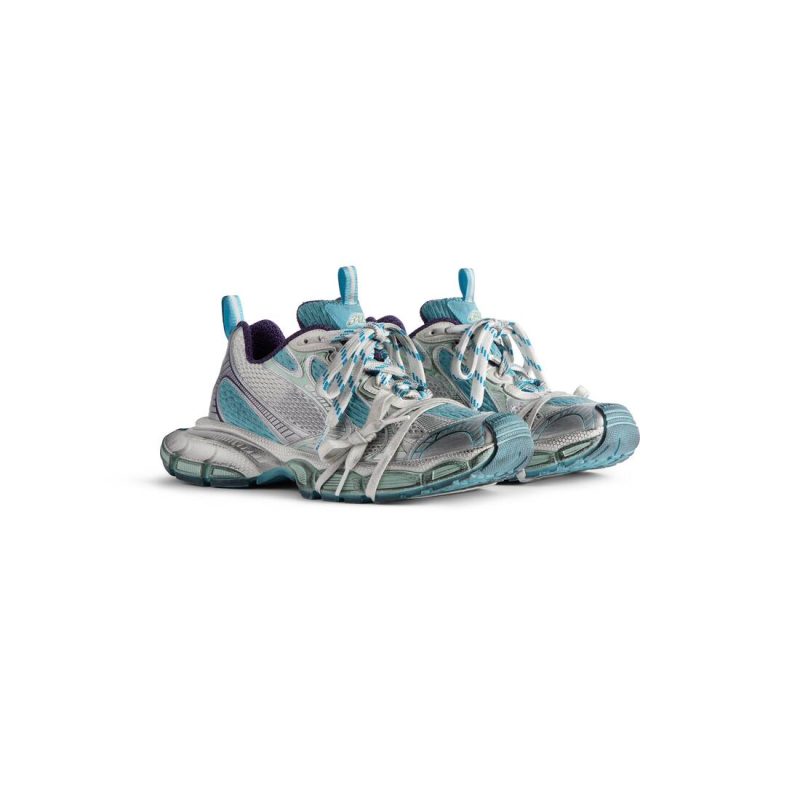 Womens 3xl Sneaker  in Light Blue/white/purple - Image 2