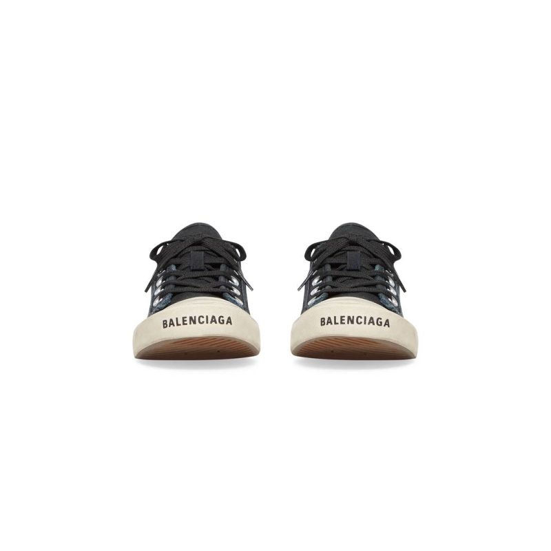 Mens Paris Low Top Sneaker in Black - Image 4