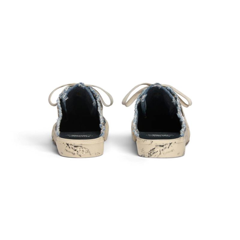 Mens Paris Mule  in Blue - Image 6
