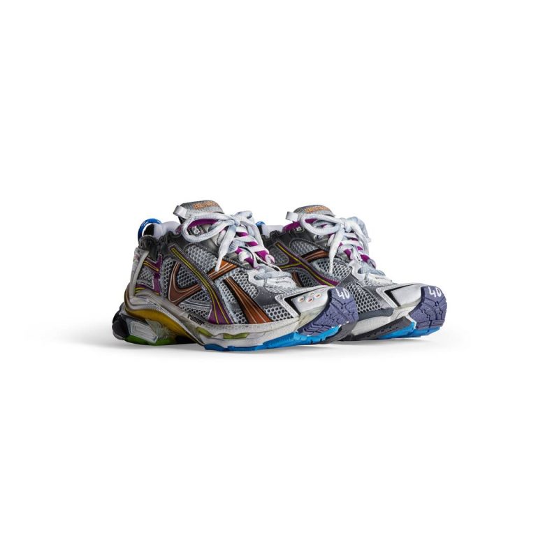 Mens Runner Sneaker in Grey - Image 2