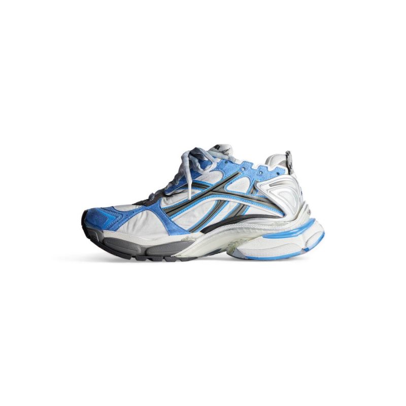 Mens Runner Sneaker in Blue/white/grey - Image 5