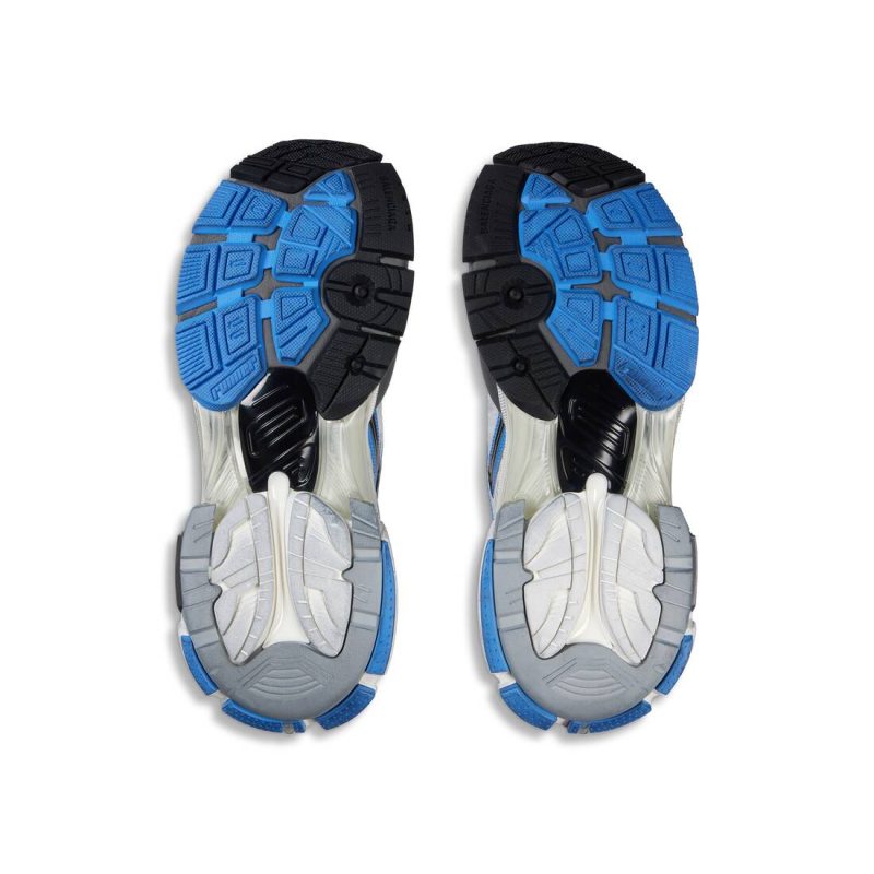 Mens Runner Sneaker in Blue/white/grey - Image 8
