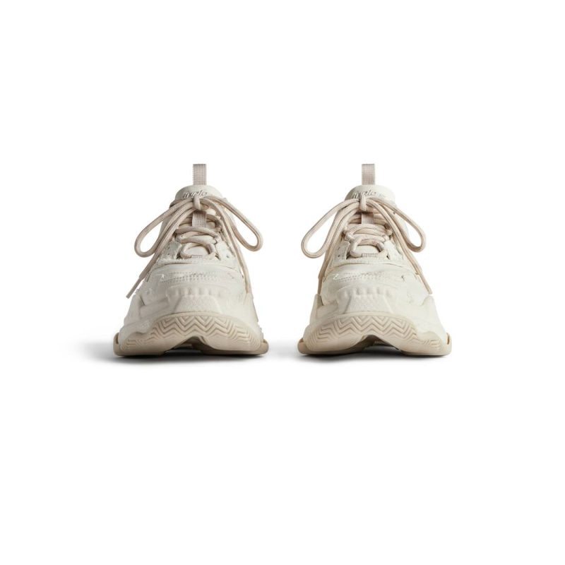 Womens Triple S Sneaker  in Beige - Image 4