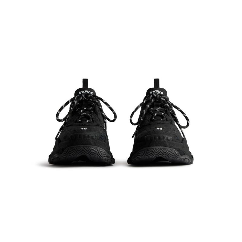 Womens Triple S Sneaker  in Black - Image 4