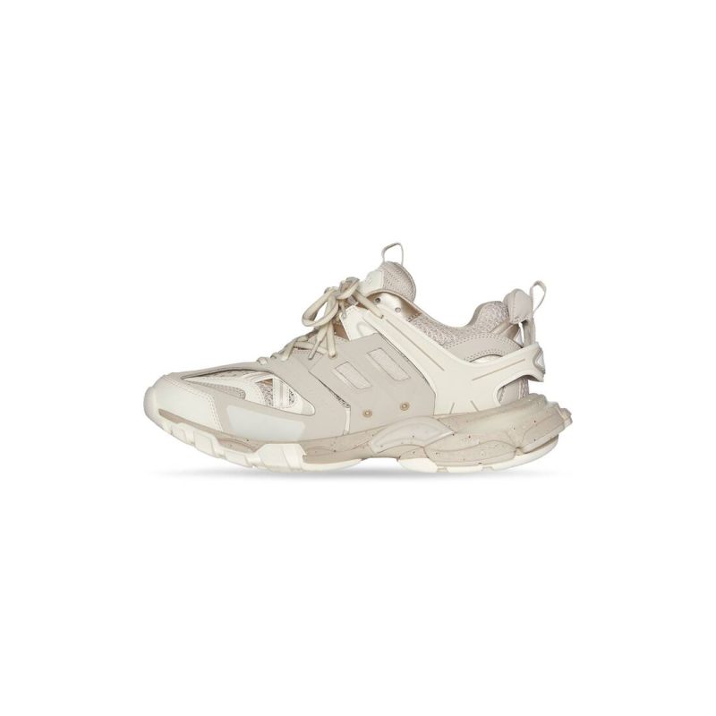 Womens Track Sneaker Recycled Sole in Beige - Image 5