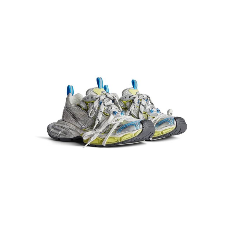 Womens 3xl Sneaker in White/yellow/blue - Image 2