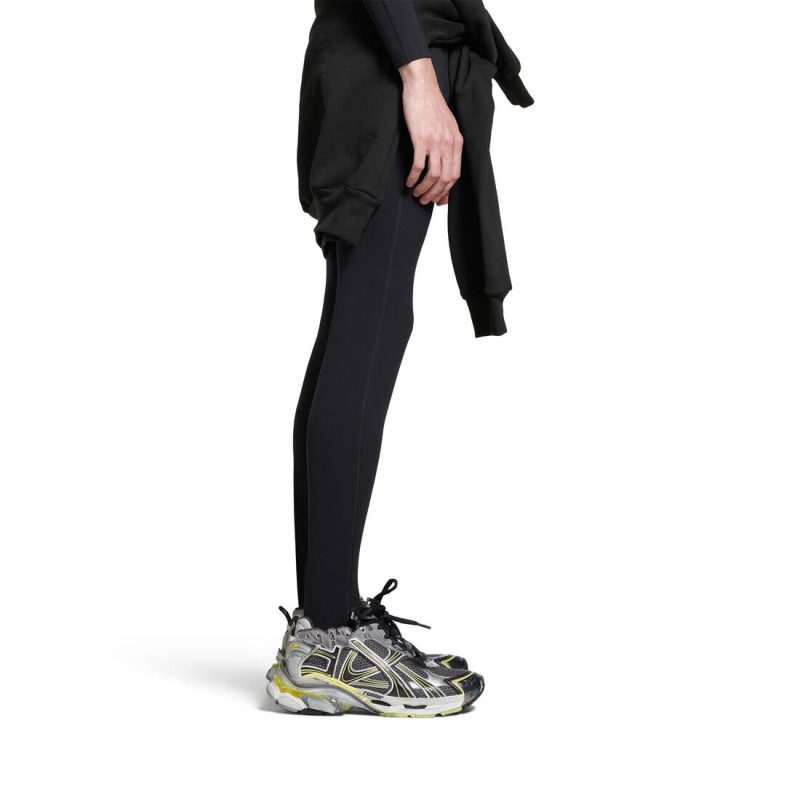 Mens Runner Sneaker  in Grey/yellow/white - Image 9