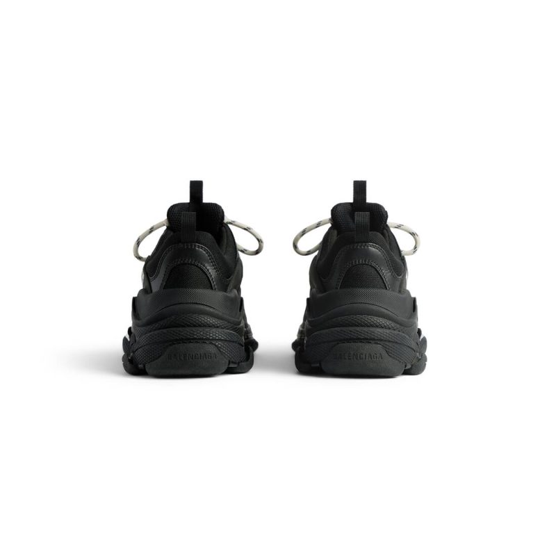 Mens Triple S Sneaker in Black - Image 6