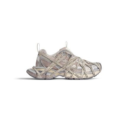 Womens 3xl Extreme Lace Sneaker  in Light Beige