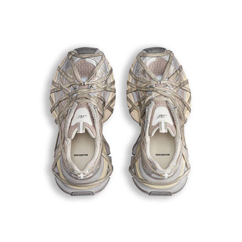 Womens 3xl Extreme Lace Sneaker  in Light Beige - Image 7