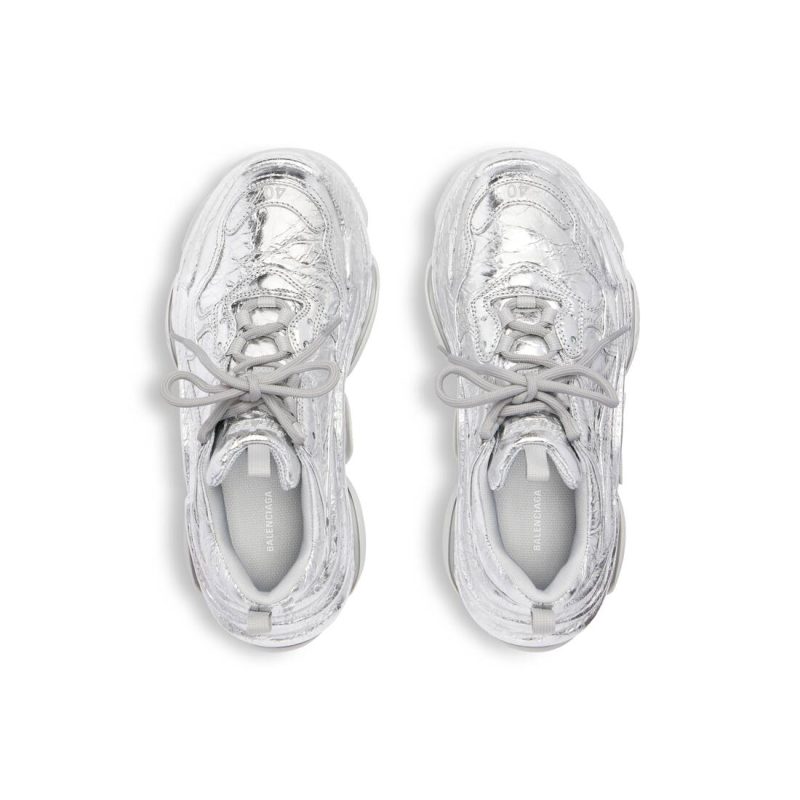 Mens Triple S Sneaker  in Silver - Image 7