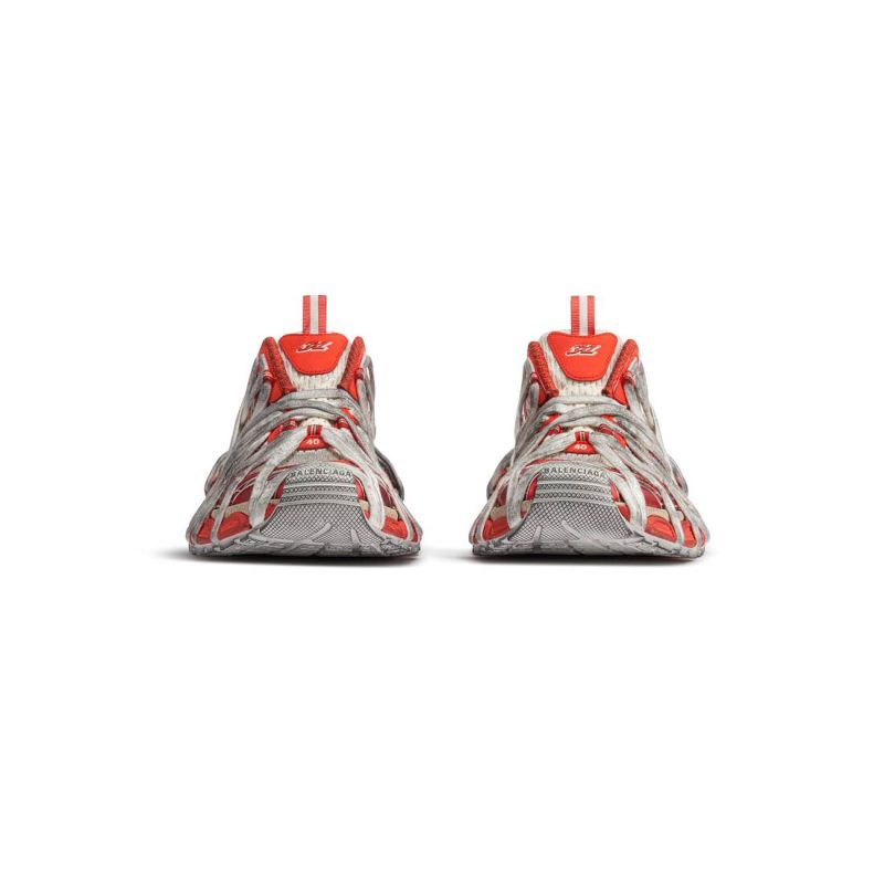 Womens 3xl Extreme Lace Sneaker  in Orange/beige - Image 4