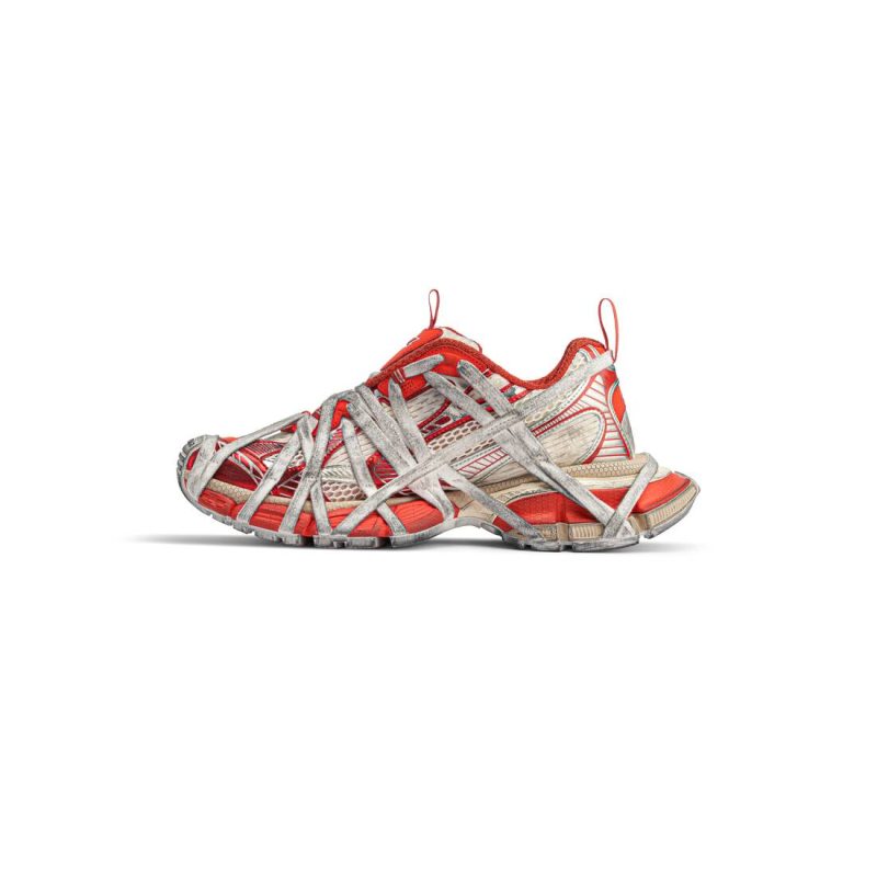 Womens 3xl Extreme Lace Sneaker  in Orange/beige - Image 5