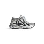 Mens Runner Sneaker in Grey/white/black