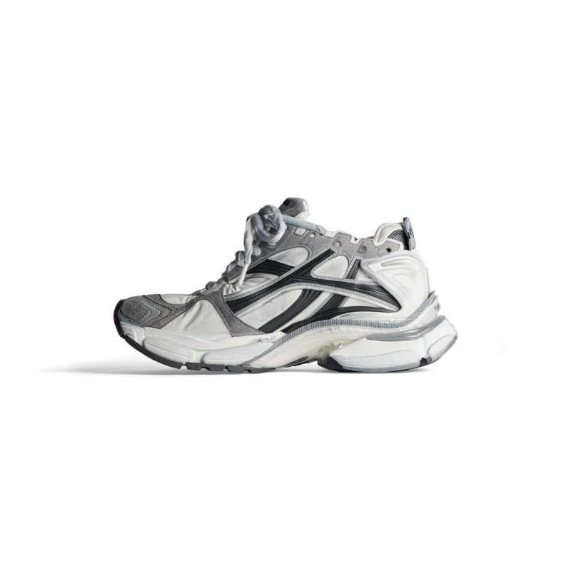 Mens Runner Sneaker in Grey/white/black - Image 5