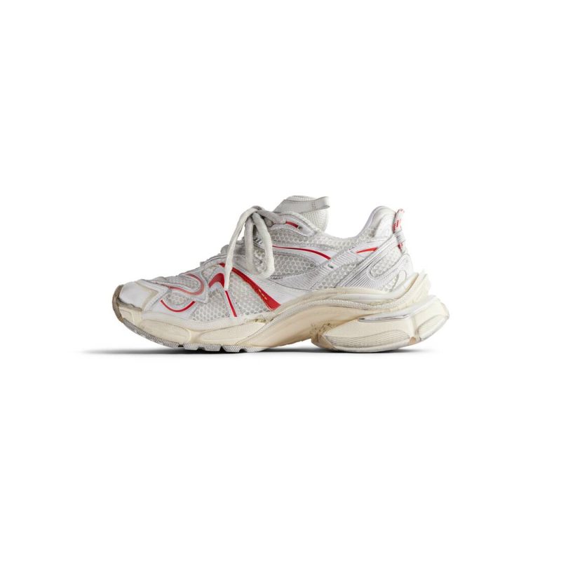 Womens Runner 2.0 Sneaker  in White/beige/red - Image 5