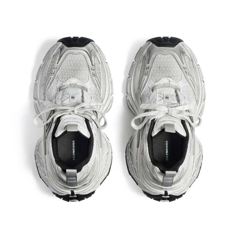 Mens 10xl Sneaker in White/black/gris - Image 7