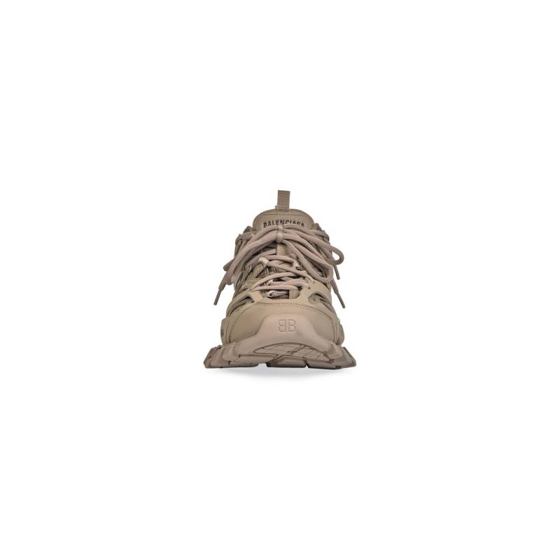 Womens Track Sneaker Recycled Sole in Beige - Image 4
