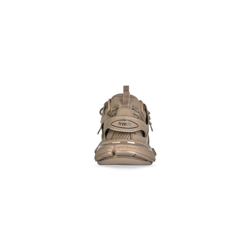 Womens Track Sneaker Recycled Sole in Beige - Image 6