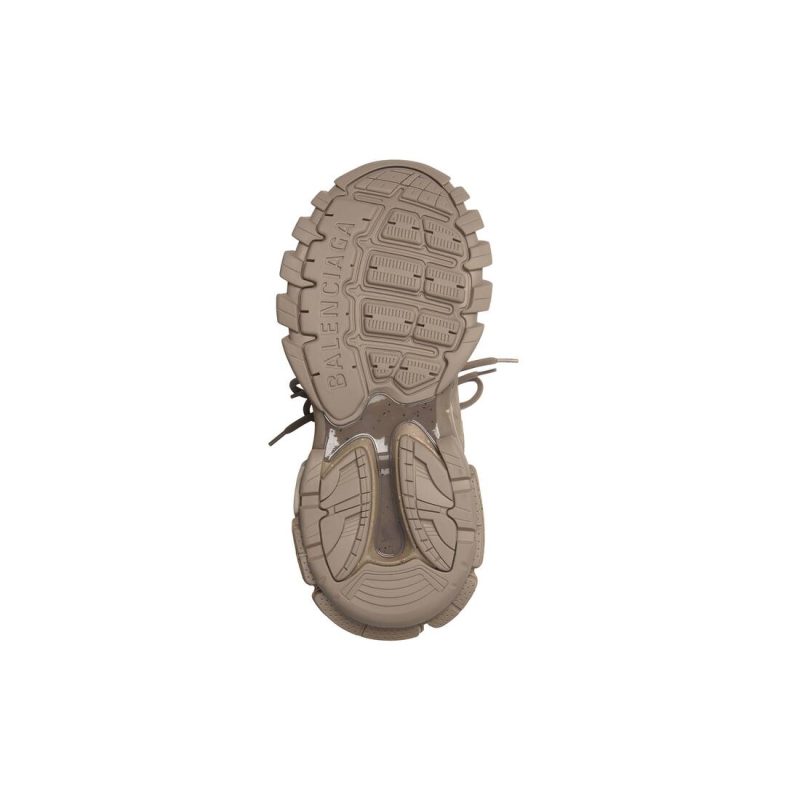 Womens Track Sneaker Recycled Sole in Beige - Image 8