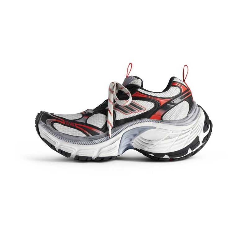 Mens 10xl Sneaker in Grey/white/red - Image 5