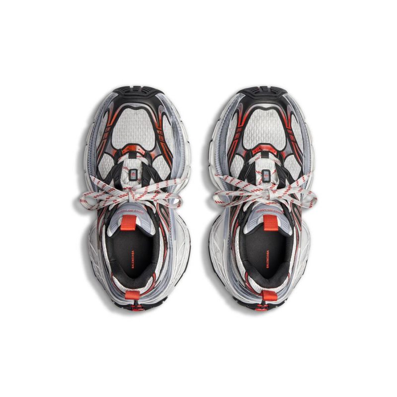Mens 10xl Sneaker in Grey/white/red - Image 7